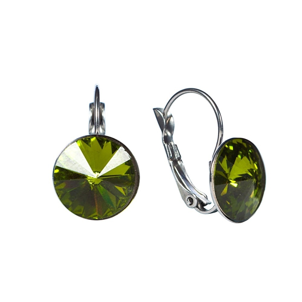 Last Pair Swarovski Crystal Leverback Earrings - 12mm – NWT